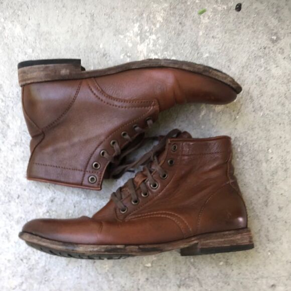 Frye Tyler lace up ankle boots - Picture 1 of 9